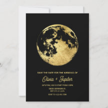 Estética de boda de niño lunar
