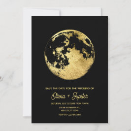 Reserva La Fecha Estética de boda de niño lunar