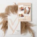 Reserva La Fecha Estilo de Foto Instantánea Save The Date<br><div class="desc">Esta Tarjeta de Estilo de Foto Instantánea Save The Date es la tarjeta perfecta para anunciar tu día especial a tus invitados. Muestra 3 fotos y todos los detalles sencillos de tu día. Tus invitados seguramente amarán el aspecto vintage y el texto de cita adicional sobre tus fotos, para un...</div>