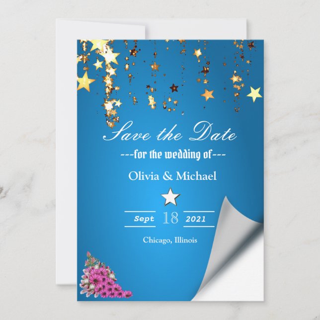 Reserva La Fecha Estrellas (Anverso)