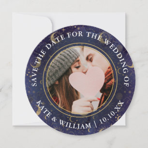 Reserva La Fecha Estrellas Doradas Espirituales Celestiales Boda Lu