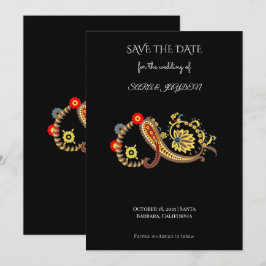 Reserva La Fecha Ethnic Retro Floral – Paisley Mandala Poster Art