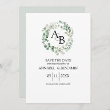 Eucalyptus acuarela Boda