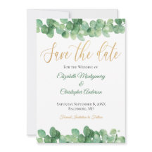 Eucalyptus deja oro verde trendy elegante