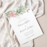 Eucalyptus Greenery Gold Floral Elegante Boda