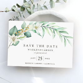 Reserva La Fecha Eucalyptus Romántico La vegetación deja Boda