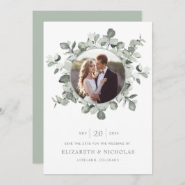 Reserva La Fecha Eucalyptus Save The Date Photo Boda