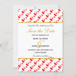 Reserva La Fecha Evento Especial Cristiano de Boda Celebración CANA