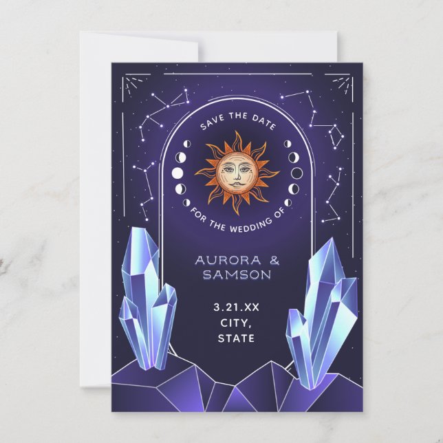 Reserva La Fecha Evento Mystic Sun Guardar la fecha (Anverso)