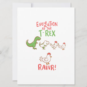 Reserva La Fecha ¡Evolución De T-Rex RAWR! Dino Chicken divertido