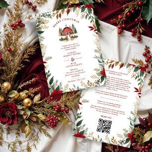 Reserva La Fecha Exquisite Rustic Barn Farmhouse Fall Floral Frame