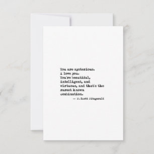 Reserva La Fecha F Scott Fitzgerald Quote
