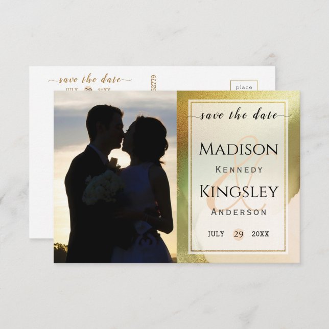 Reserva La Fecha Fábrica Cartuja 🤵 Boda Presupuestaria Audaz y Ele (Anverso / Reverso)