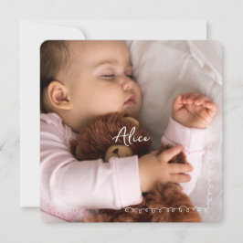 Reserva La Fecha Faire-Part de naissance Alice