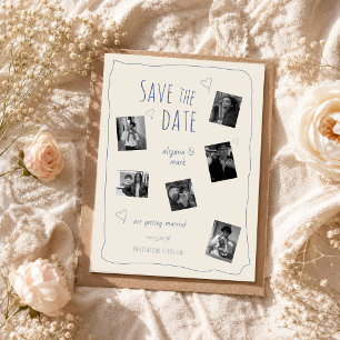 Reserva La Fecha Fantasiosa Foto Garabateada Save The Date