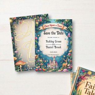 Reserva La Fecha Fantasy Magia Woodland Castle Fairytale Boda