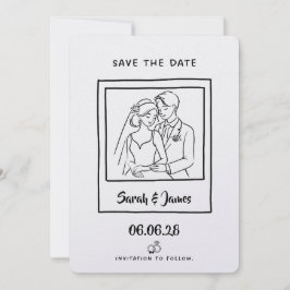 Reserva La Fecha Fecha de la Boda Personalizable Novia novio