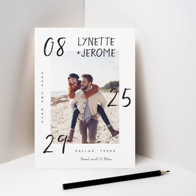 Reserva La Fecha Fecha manuscrita Escritura a mano Foto Boda (Subido por el creador)