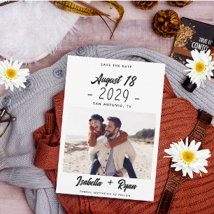 Reserva La Fecha Fecha manuscrita y boda de foto favorita personali