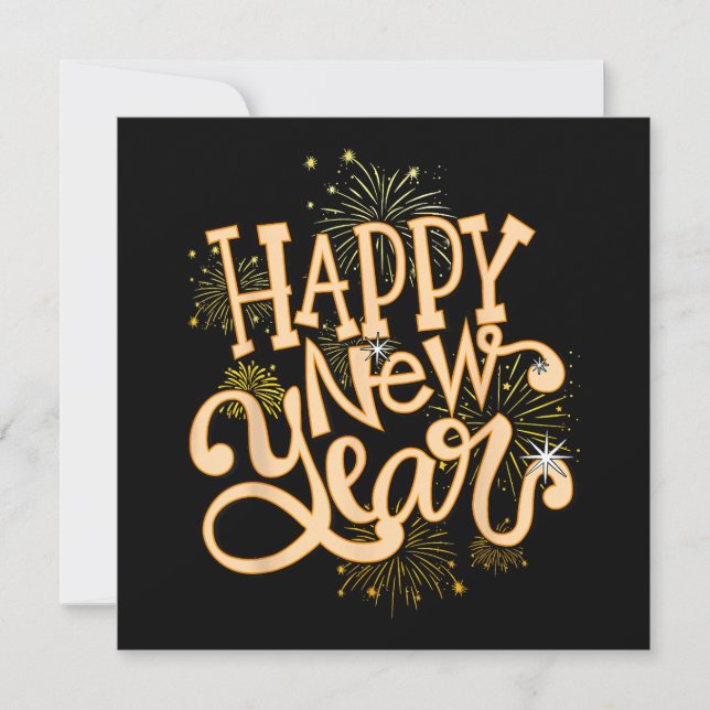 Reserva La Fecha Feliz Año Nuevo Año Nuevo Eve Fiesta Mujeres Hombr (Anverso)