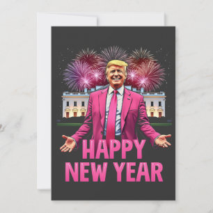 Reserva La Fecha Feliz Año Nuevo Noche inaugural de Trump Navidad