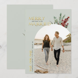 Reserva La Fecha Feliz Y Pronto Ser Navidades Casados Salven Al