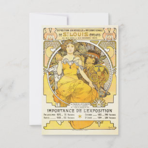 Reserva La Fecha Feria Mundial de Alphonse Mucha de 1904