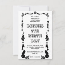 Festival de carnaval negro y blanco