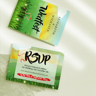 Reserva La Fecha Festival de Flores de Boda Campos Boda RSVP