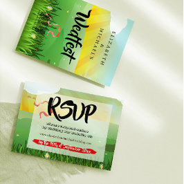 Reserva La Fecha Festival de Flores de Boda Campos Boda RSVP