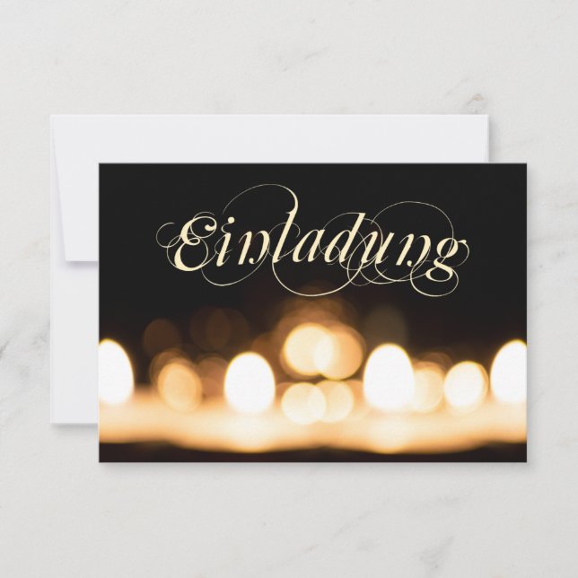 Reserva La Fecha ¡Festliche Einladungskarte mit Stil! (Anverso)