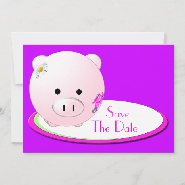 Reserva La Fecha Fiesta de cumpleaños (Anverso)