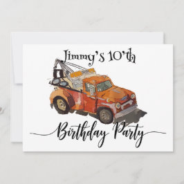 Reserva La Fecha Fiesta de cumpleaños de niños con Wrecker