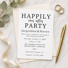 Reserva La Fecha Fiesta de Felices para Siempre Impresa Boda