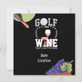 Reserva La Fecha Fiesta de golf y empalme de vino para golfistas