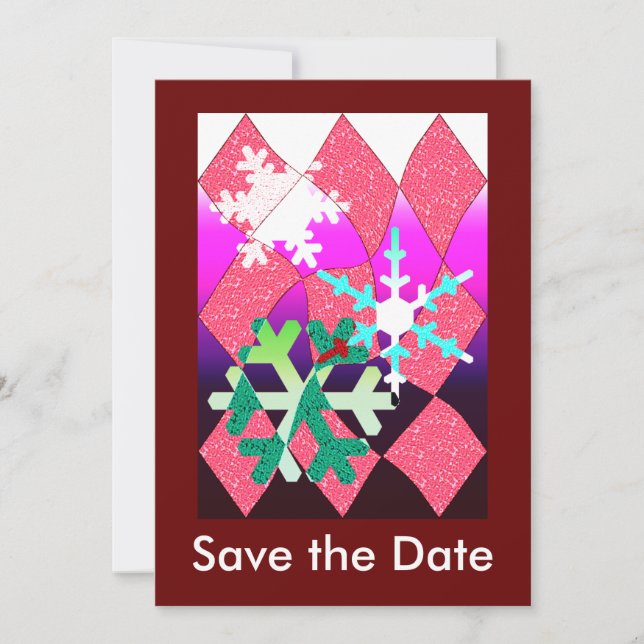 Reserva La Fecha Fiesta de invierno (Anverso)