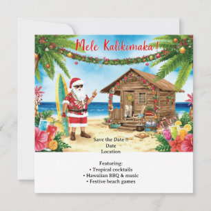 Reserva La Fecha Fiesta de Navidad en Hawaii “Mele Kalikimaka!”