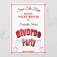Fiesta del divorcio Cualquier nombre Cualquier fec