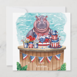 Reserva La Fecha Fiesta en la piscina del 4 de julio con Hippo en b