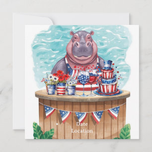 Reserva La Fecha Fiesta en la piscina del 4 de julio con Hippo en b