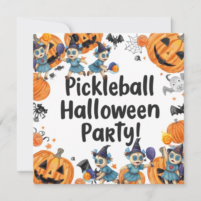Reserva La Fecha Fiesta Halloween de pelota (Anverso)