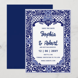 Reserva La Fecha Fiesta Mexicana Talavera Azul Marino