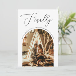 Reserva La Fecha Finalmente Script. Boda de fotografía romántica mo