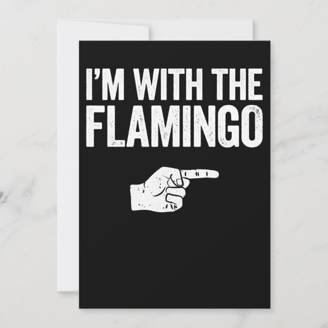 Reserva La Fecha Flamencos | Im Con El Flamingo Coincidentes (Anverso)