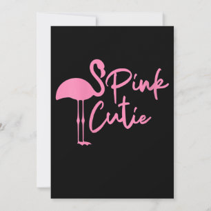 Reserva La Fecha Flamingo rosado de las mujeres cutas   Tasa rosa  