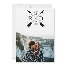 Flecha moderna | Guardar la fecha | Boda fotográfi