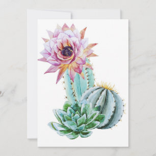 Reserva La Fecha Flor de Cactus Rojo