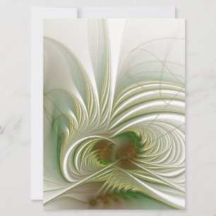 Reserva La Fecha Flor de fantasía fractal suave y delicada