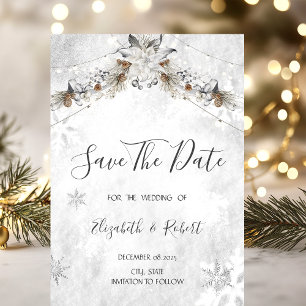 Reserva La Fecha Flor de Invierno Piñas Save The Date