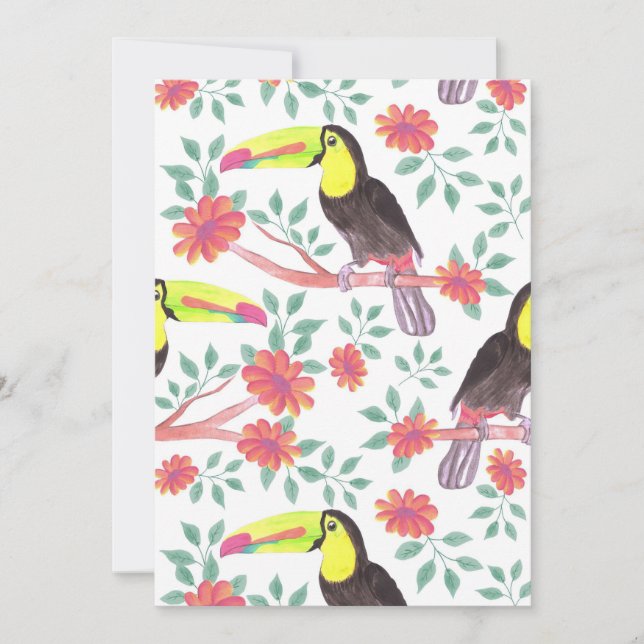 Reserva La Fecha Flor Lover | Aves Y Flores Turcas (Anverso)